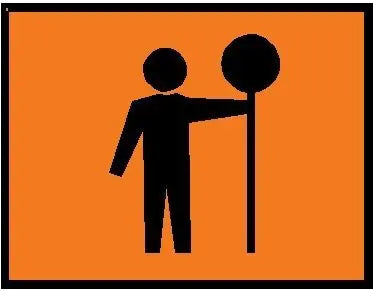 Boxed Edge Road Sign - Flagman (Diamond Grade Reflective) - 900 x 600mm Industroquip