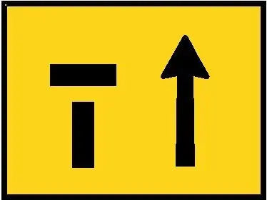 Boxed Edge Road Sign - Lane Status Left Closed - 1200 x 900mm Industroquip