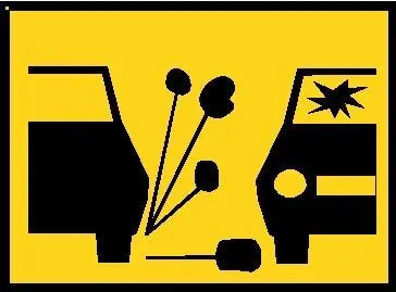 Boxed Edge Road Sign - Loose Stones - 600 x 900mm Industroquip