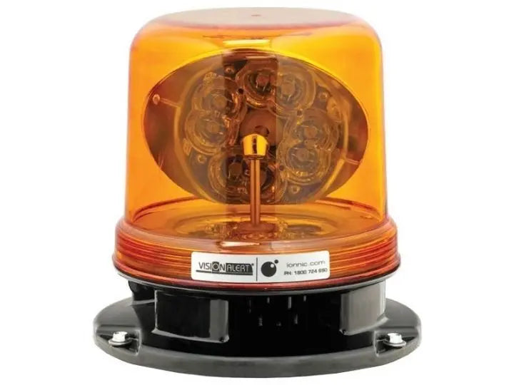 Ionnic Rotating Beacon LED Amber With Bolt-On Base ionnic