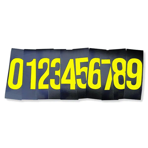 Individual Call Sign Decal Numbers 0-9 Industroquip