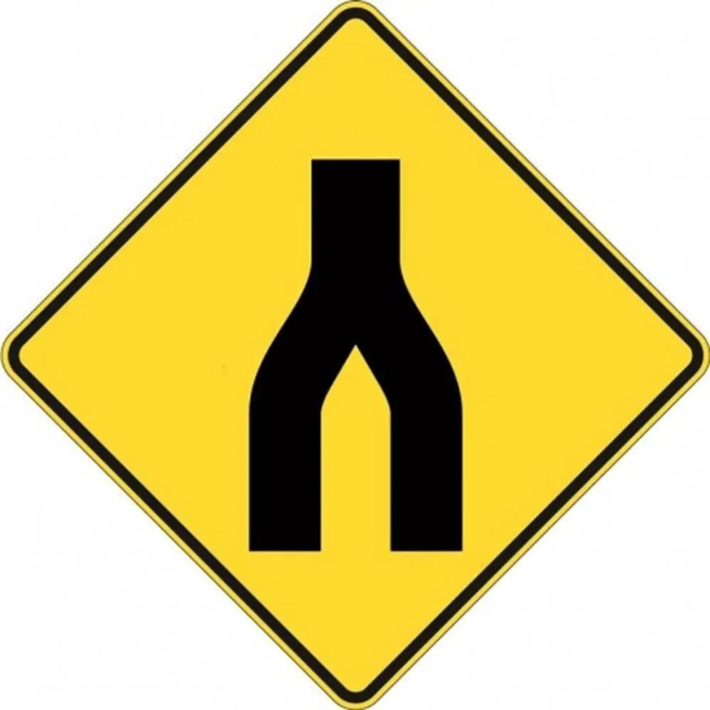 W4-6A Divided Road Ends- Class 1 Reflective - 600mm x 600mm Industroquip