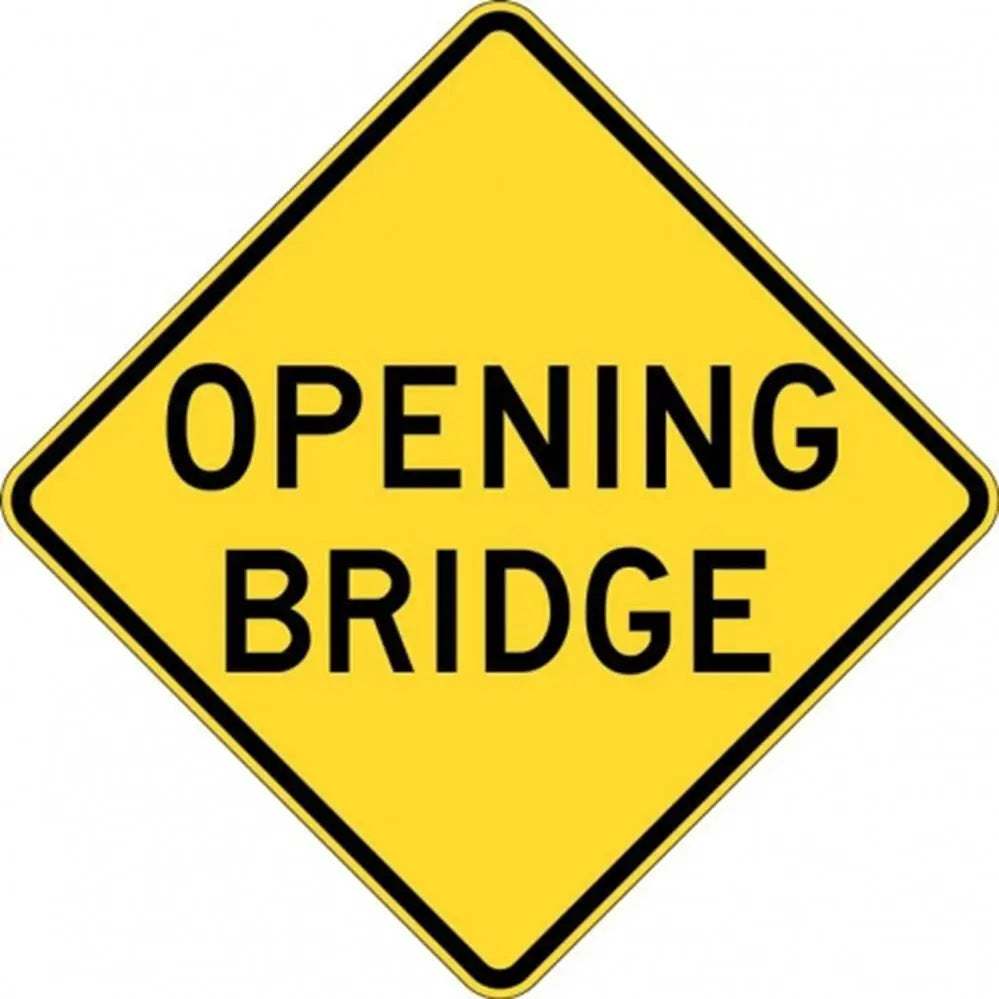 W5-2A Opening Bridge- Class 1 Reflective - 600mm x 600mm Industroquip