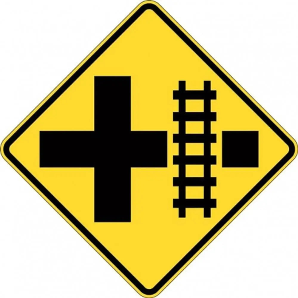 W7-13A Train Crossing At Intersection- Class 1 Reflective - 600mm x 600mm Industroquip