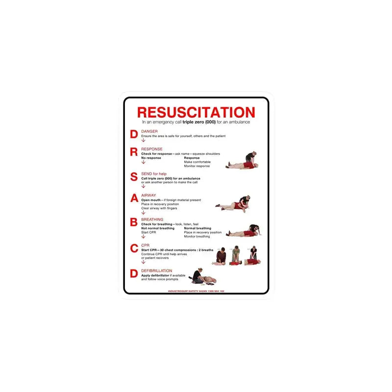 CPR Sign - Metal