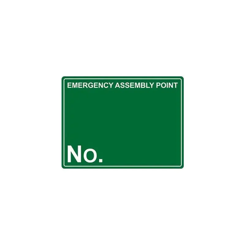 Emergency Assembly Point Custom Number Sign Industroquip