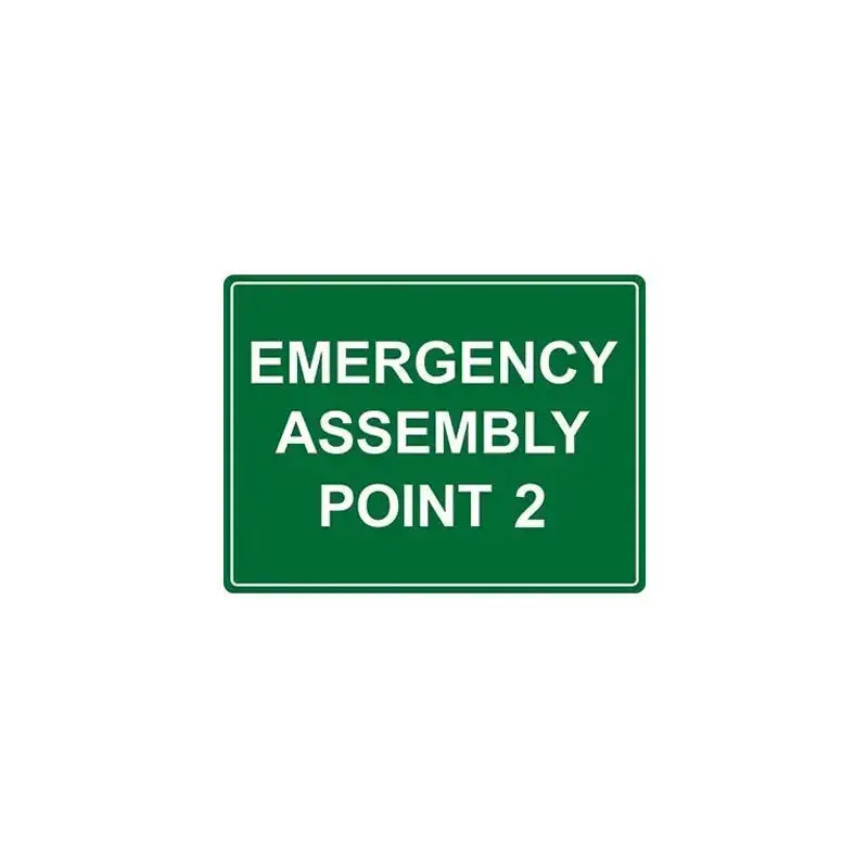 Emergency Assembly Point Number 2 Sign Industroquip