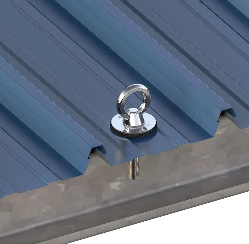 Low-Pro™ Steel Purlin Mount Roof Anchor Point - Flat LOW-PRO