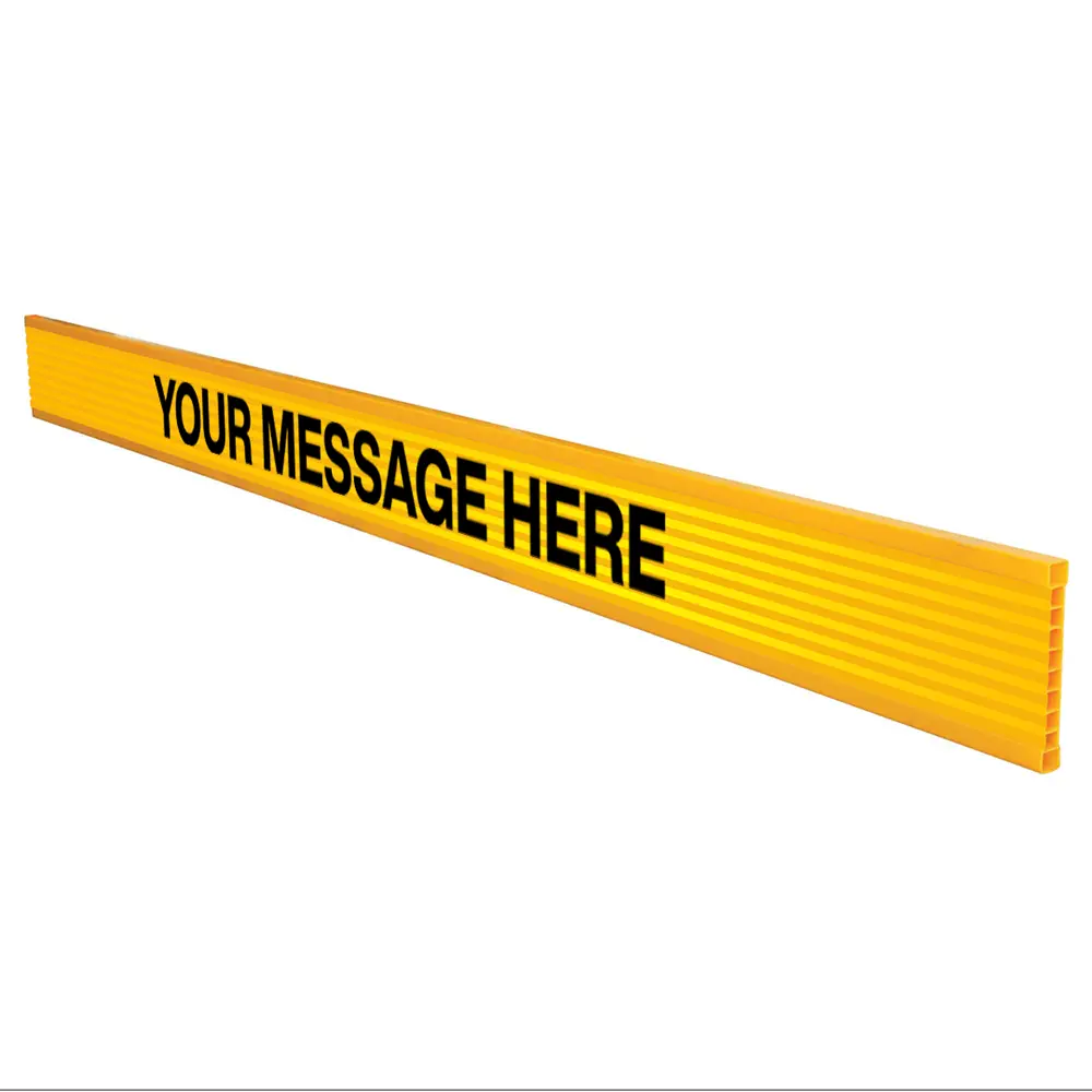 Your Message Here Plastic Reflective Barrier Boards Industroquip