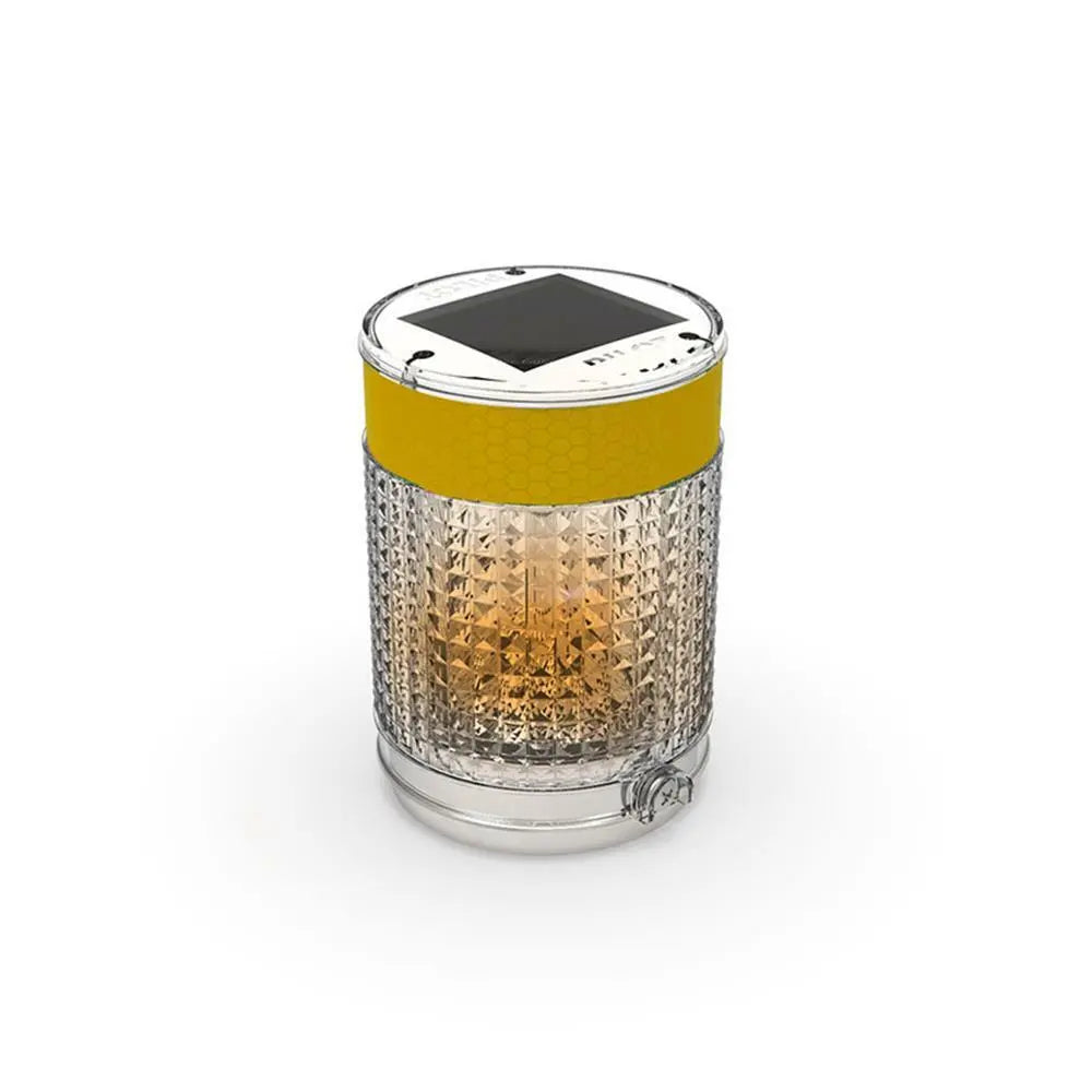 Amber Solar Powered Light for Pilot Belt Barrier Pilot