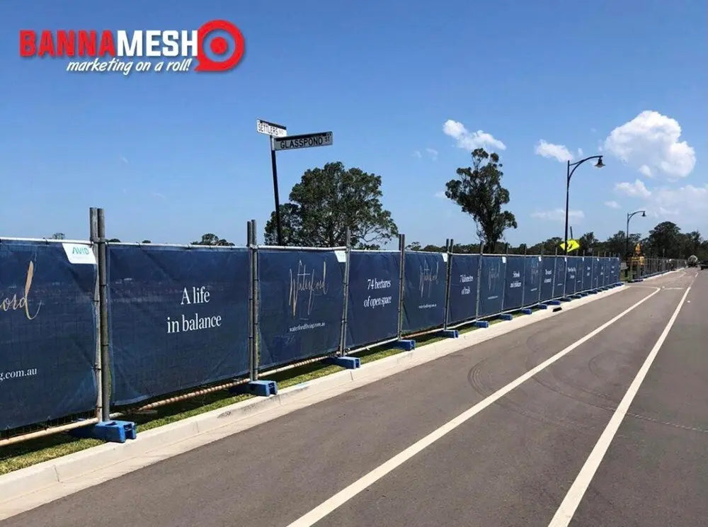 Printed Fence Mesh Panels (Minimum Print Run 10 Panels) Bannamesh