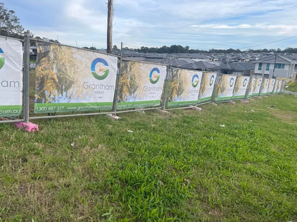 Printed Fence Banner Mesh Panels 2.4x1.6m - Pack of 50 Banners Bannamesh