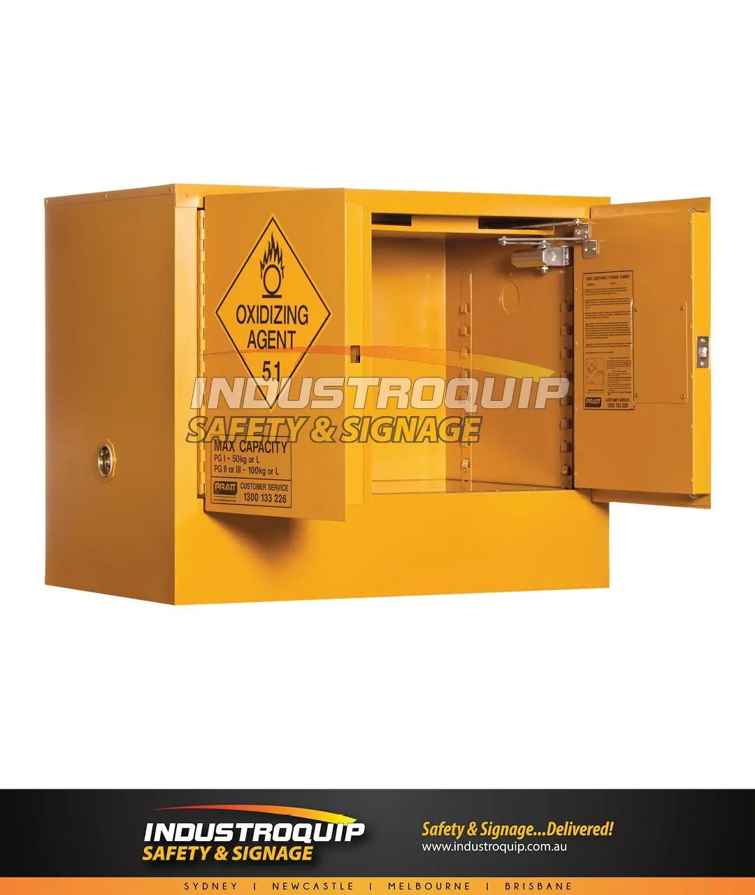 Oxidising Agent Cabinet - 100 Litre Pratt Safety