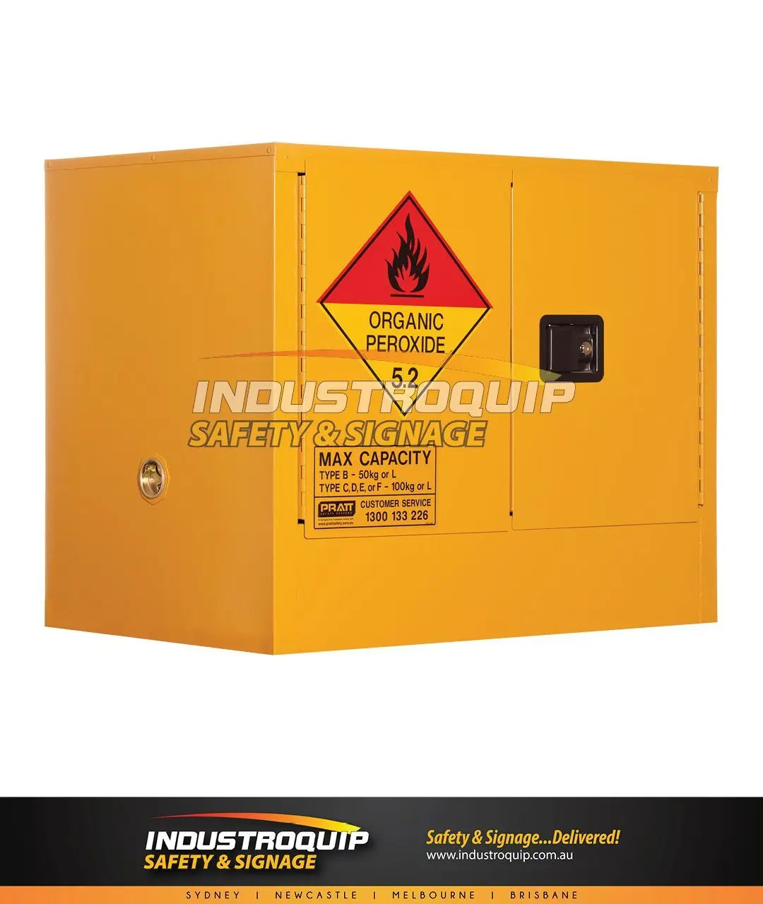 Organic Peroxide Storage Cabinet - 100 Litre Pratt Safety