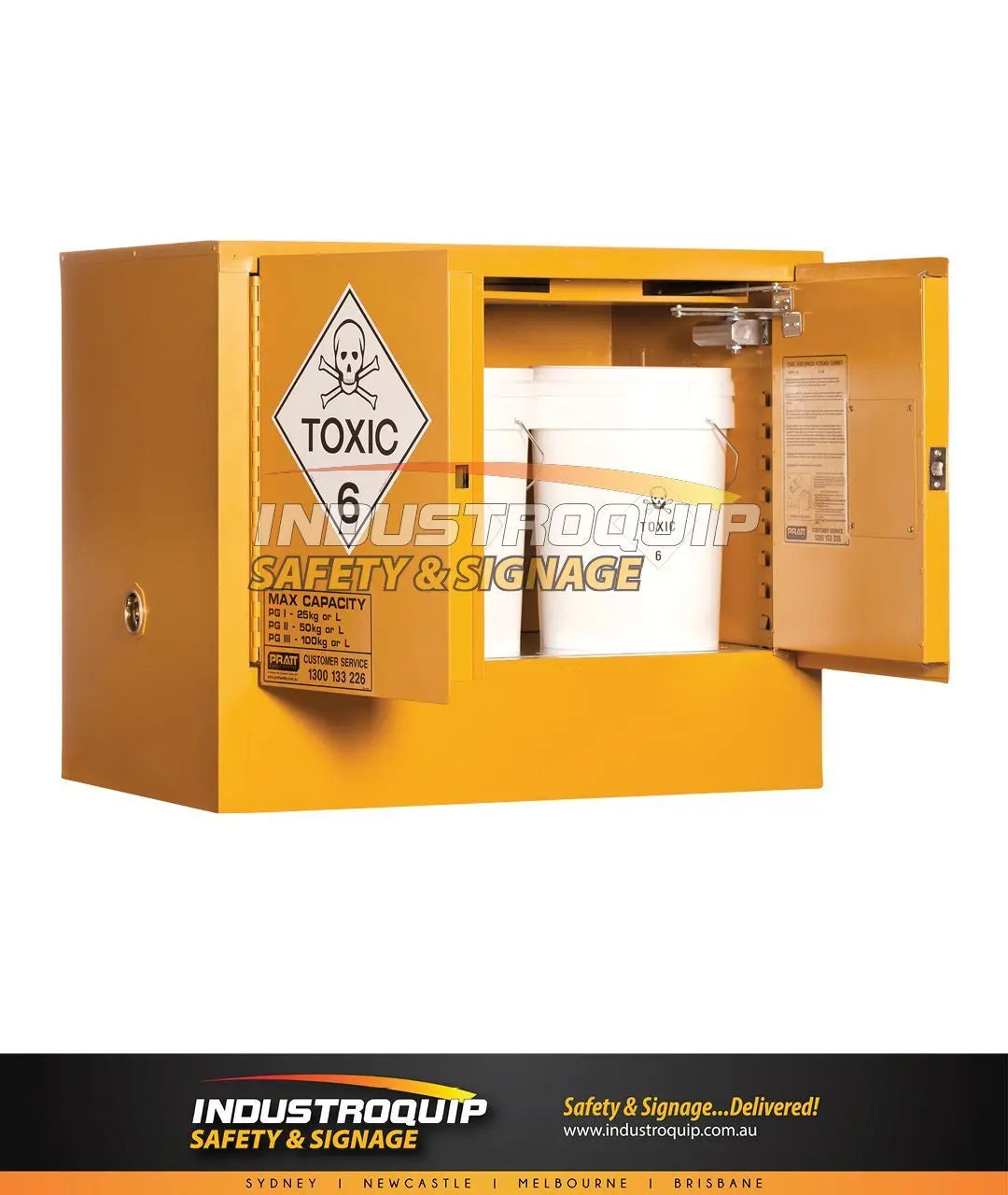 Toxic Substances Cabinet 100 Litre Pratt Safety