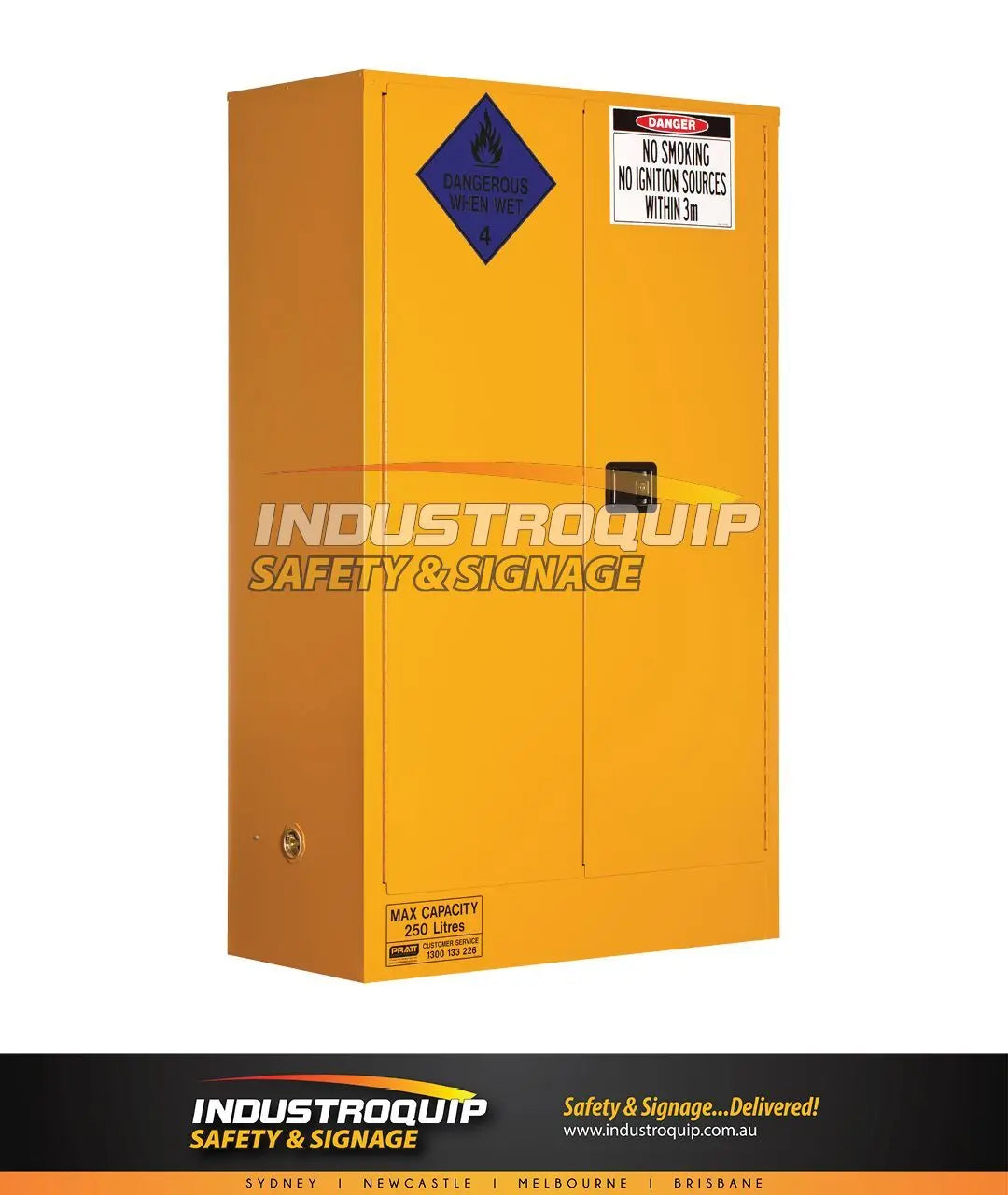 Class 4 Dangerous Goods Storage Cabinet - 250 Litre Pratt Safety