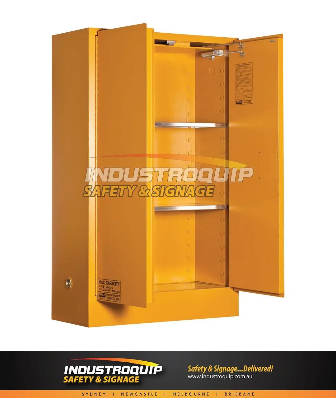 Organic Peroxide Storage Cabinet - 100 Litre (3 Shelf) Pratt Safety
