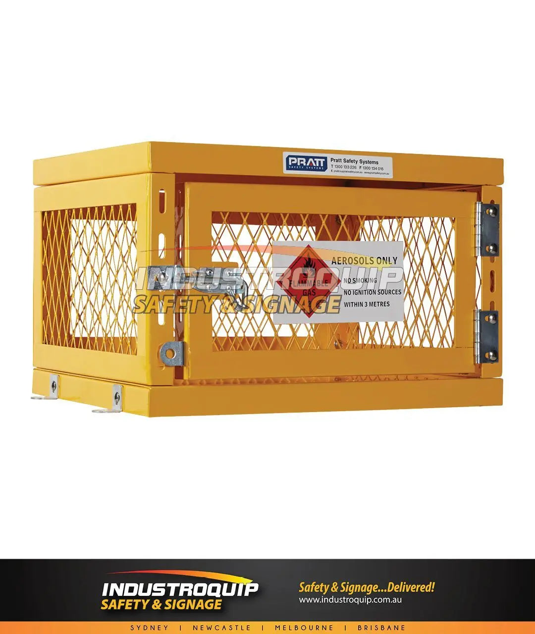 Lockable Aerosol Gas Storage Cage (Stores up to 42 Aerosol Cans) Pratt Safety