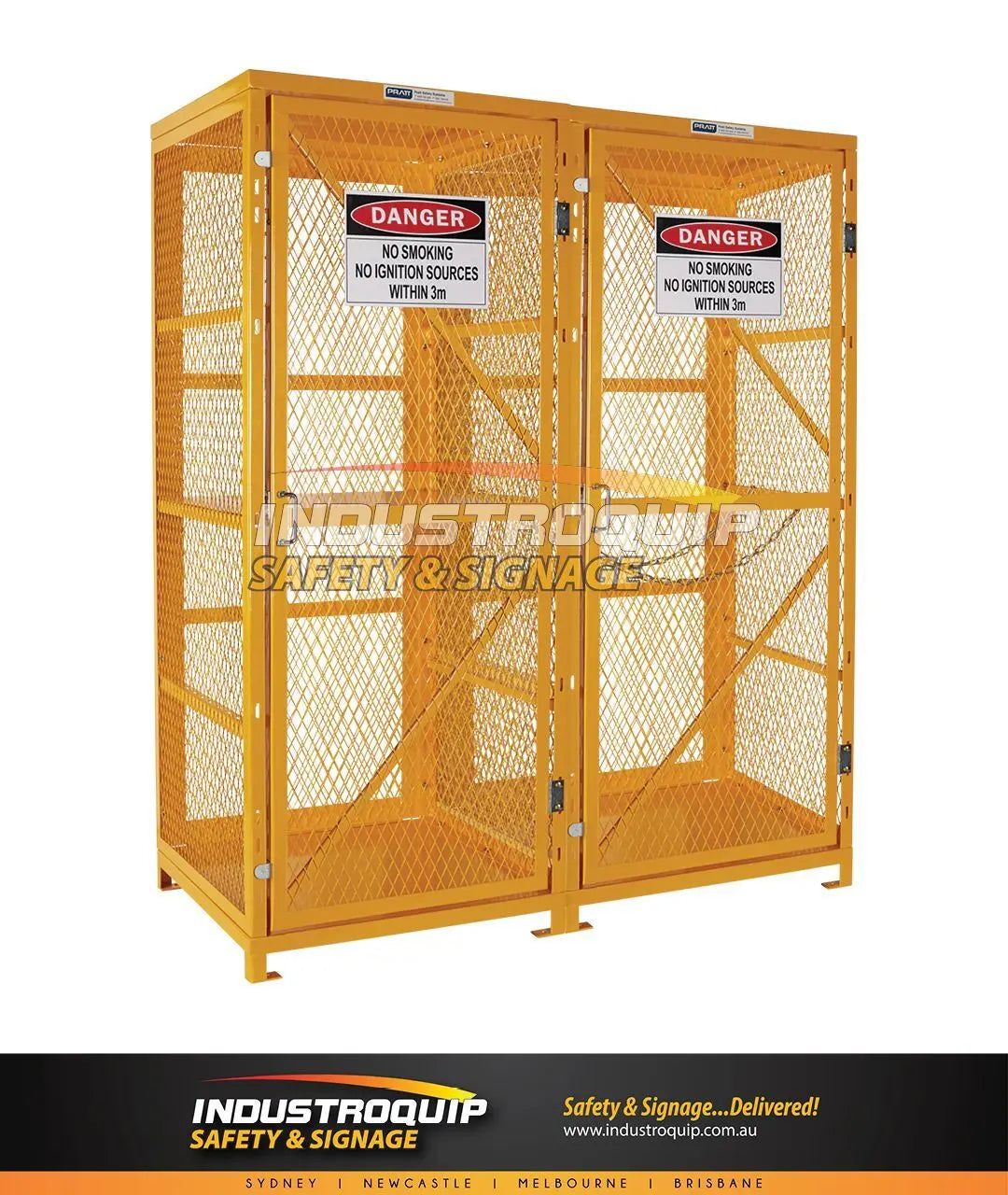 Forklift & Gas Cylinder Storage Cage Pratt Safety