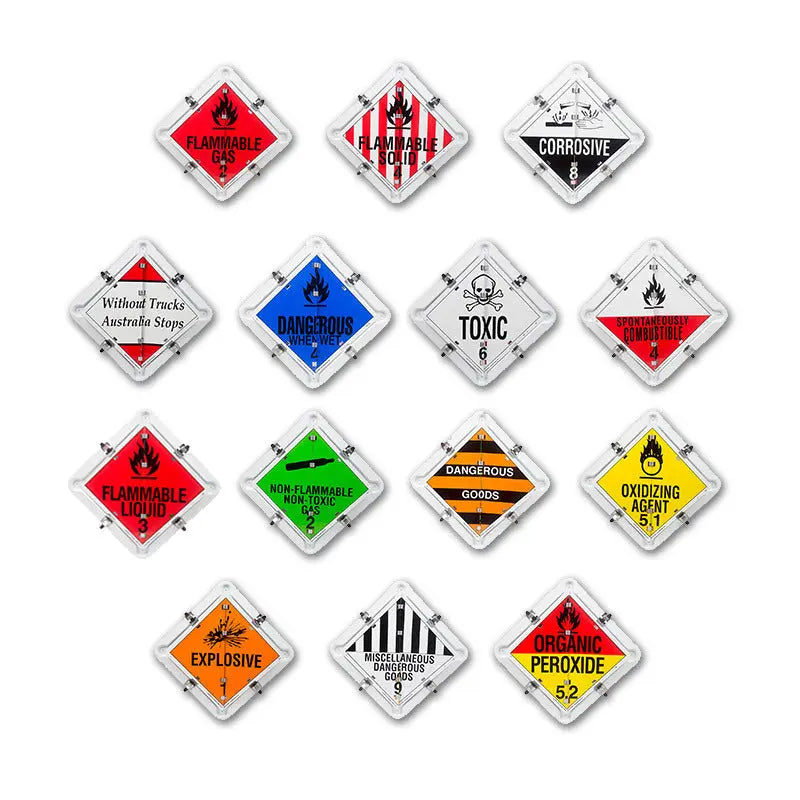 Hazchem - Truck Dangerous Goods Signage Multi-Flip Kit Industroquip