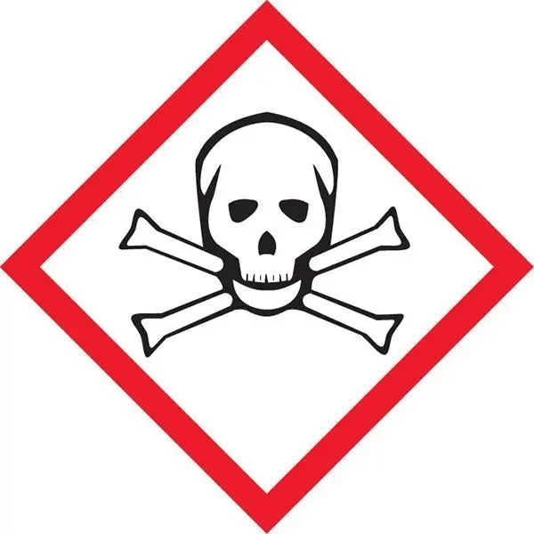 GHS Acute Toxicity Dangerous Goods Sign - 250 x 250mm Industroquip