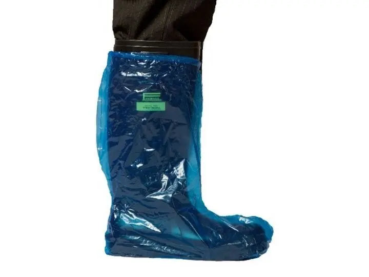 Bastion™ Boot Covers - Waterpoof - 500mm Blue - 500 in Carton Exoguard