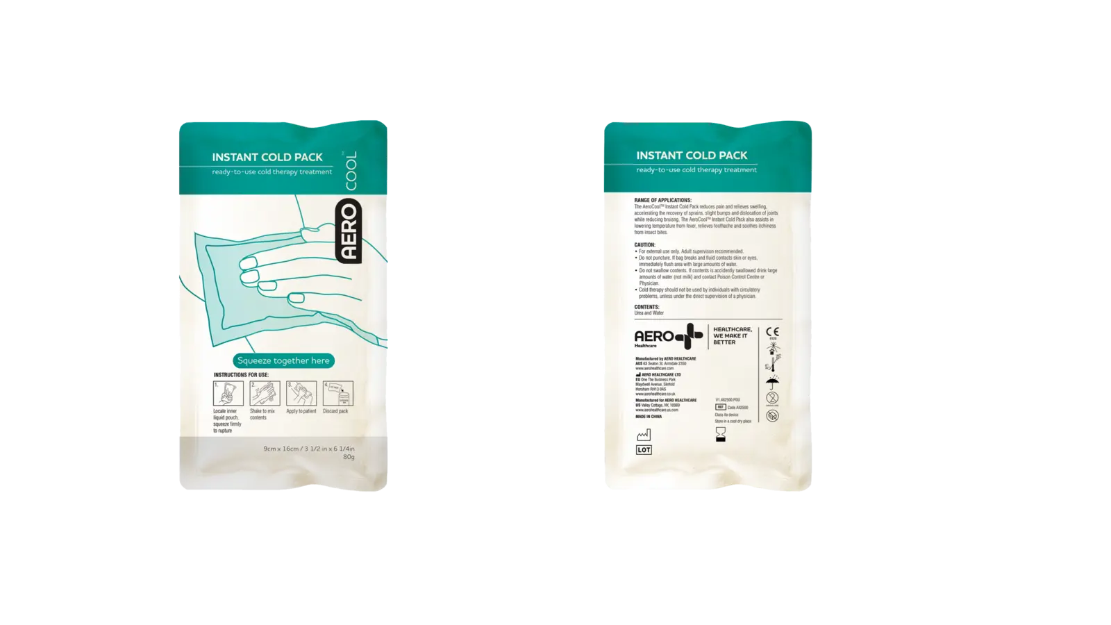 AEROCOOL Instant Ice Pack Aero Healthcare