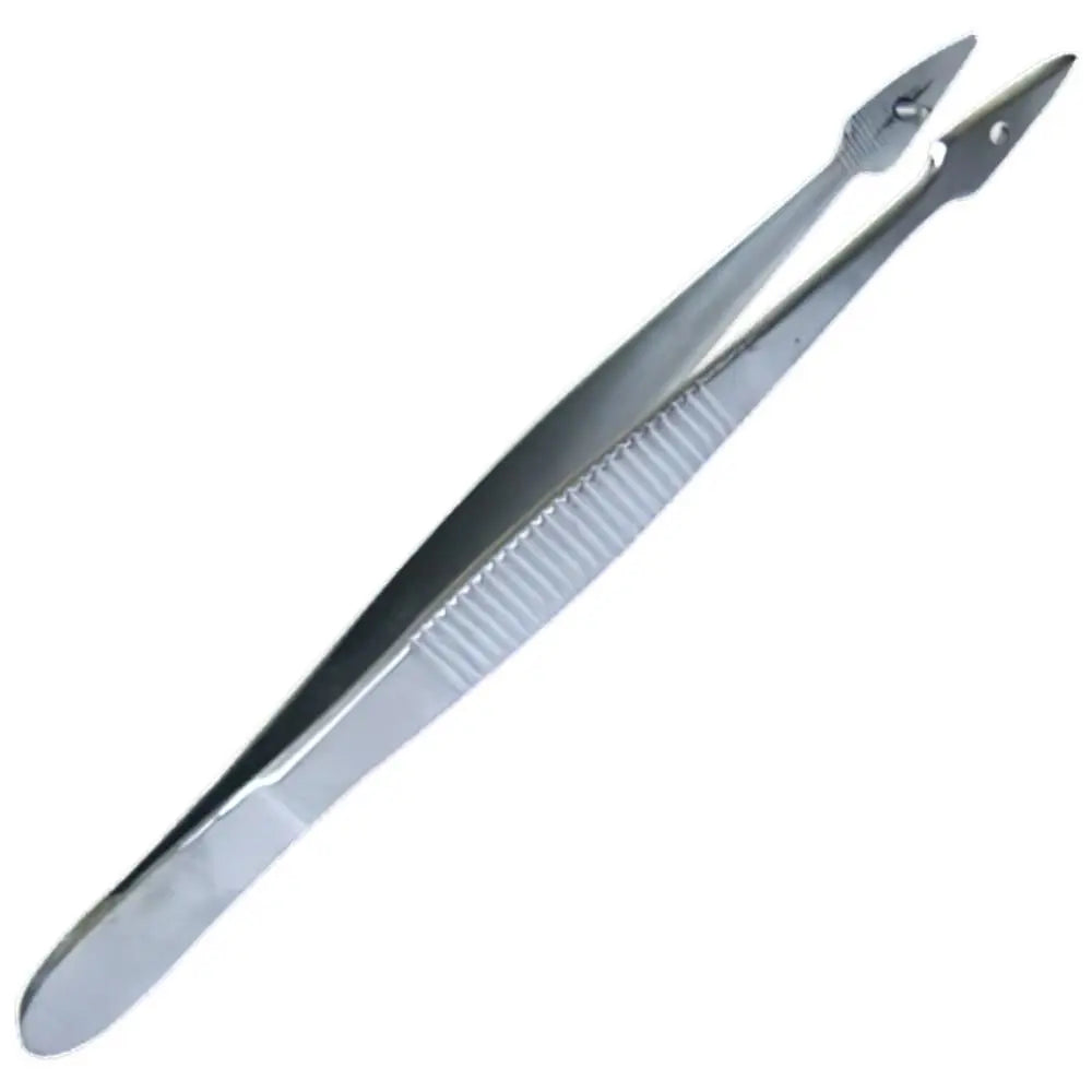 AEROINSTRUMENT Stainless Steel Fine Forceps with Pin 13cm Industro