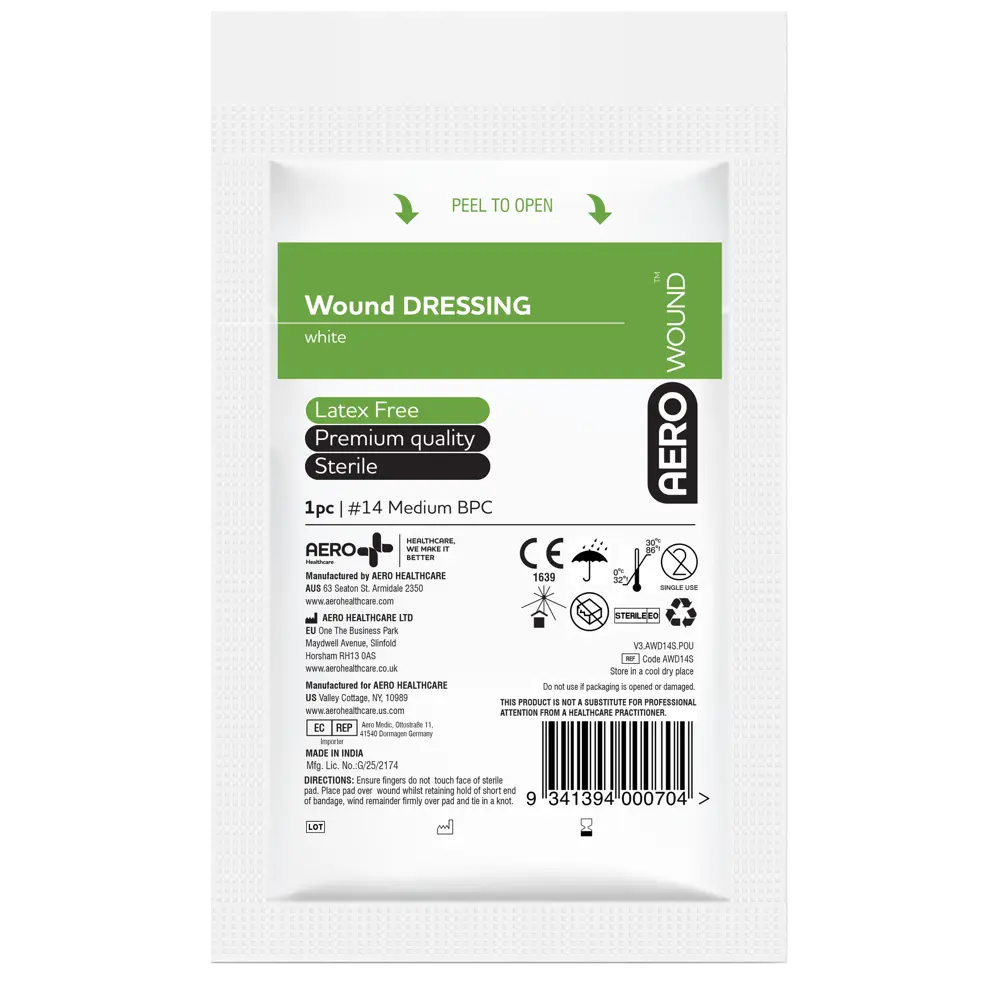 AEROWOUND #14 Wound Dressing 12 x 12cm Industro