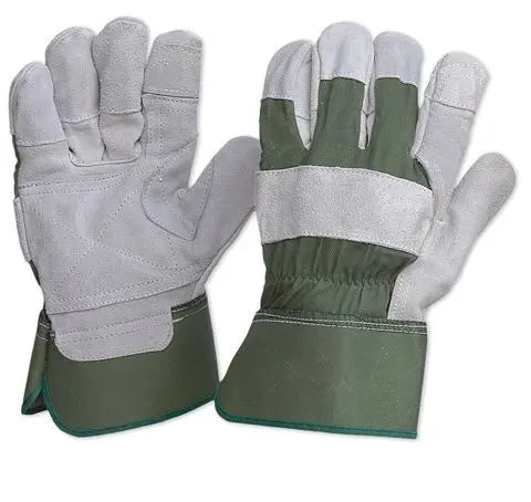Green Leather Glove Industro
