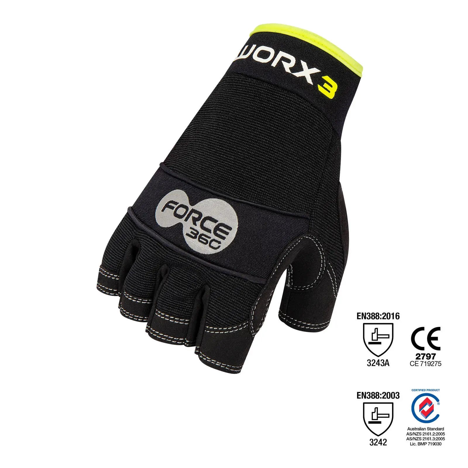 Force360® Original Mechanics Fingerless Glove Force360