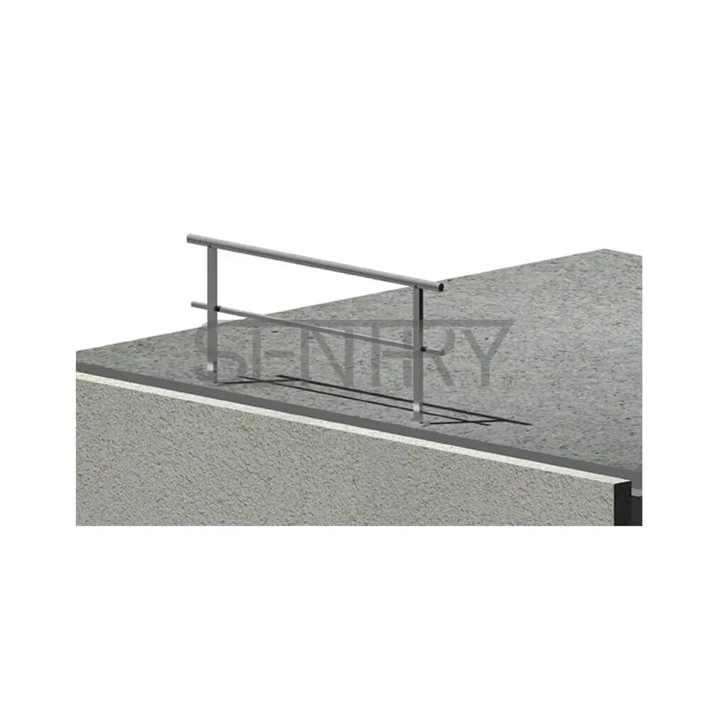 Guardrail with Baseplate, Top Mount Sentry