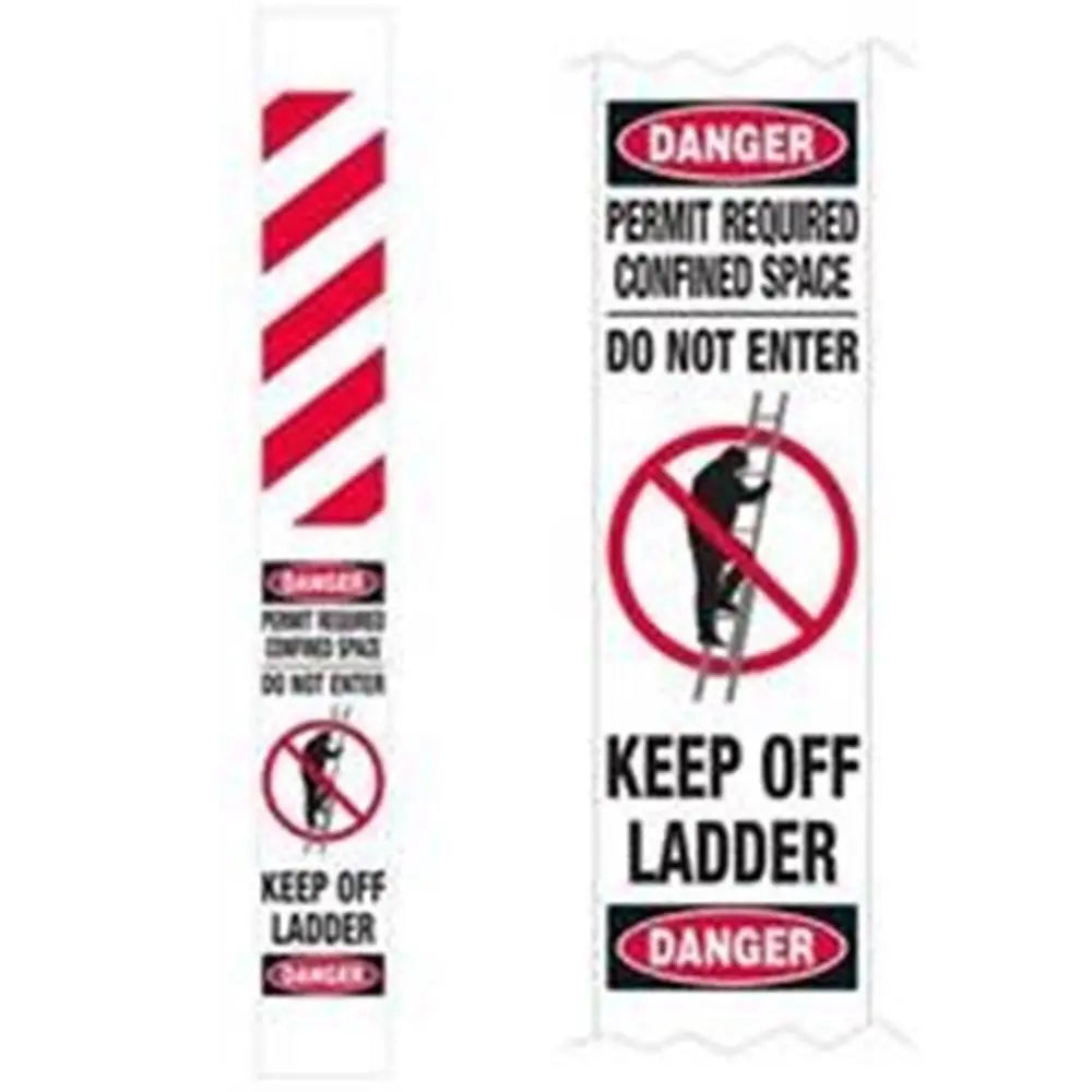 Industro™ Ladder Safety Lockout Protector Wraparound Banner Industro