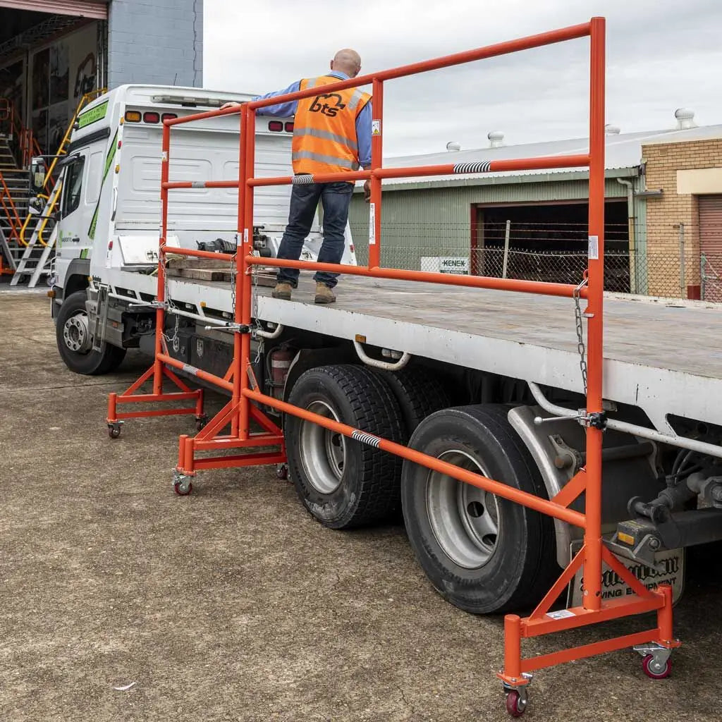 BTS™ Flat Bed Truck/ Trailer Edge Protection System BTS Tech