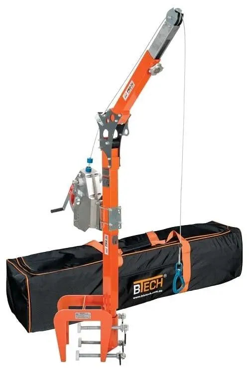 BTRENCHSAFE® Rescue/Retrieval Davit Kit with Type 3 SRL & Shoring Panel ...