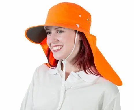 Uveto Tammin Sun Cap ( 3/4 brim ) - Orange Industro
