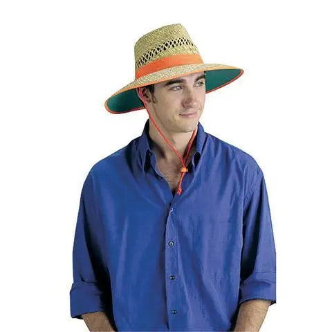 Hi-Vis Lightweight Straw Hat Industro
