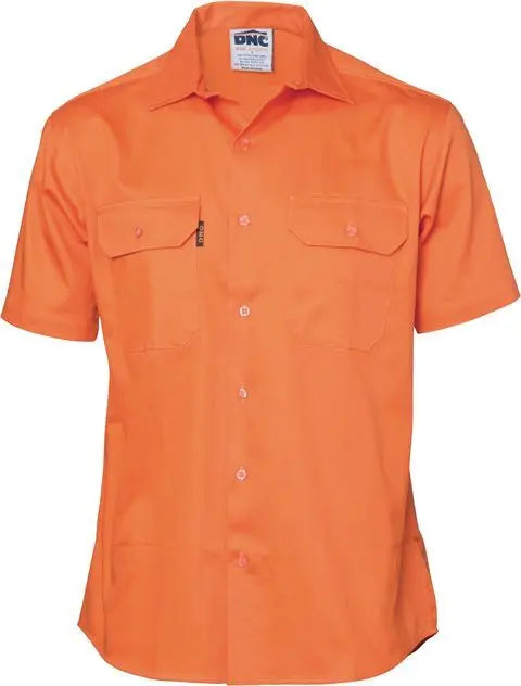 Cool Breeze Cotton Drill Workshirt - Short Sleeve DNC