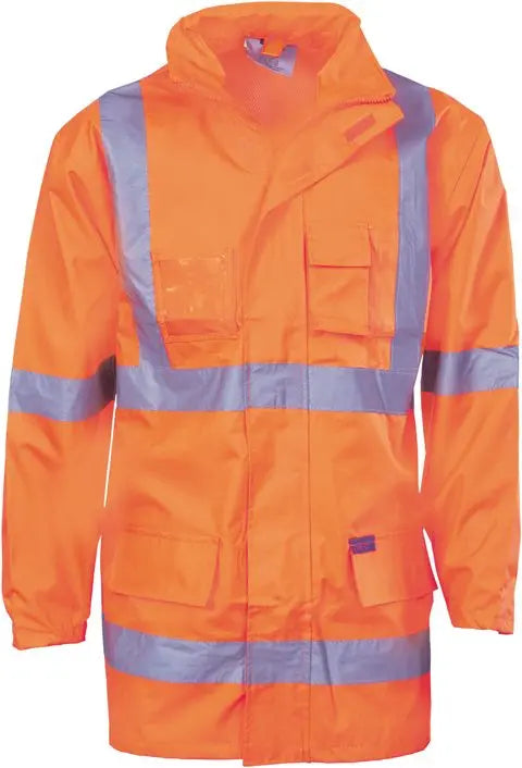 DNC® 2 in 1 Rain Jacket Hi-Vis Cross Back