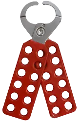 Bastion™ Steel Lockout Hasp with poly coating (12 Hole) Bastion