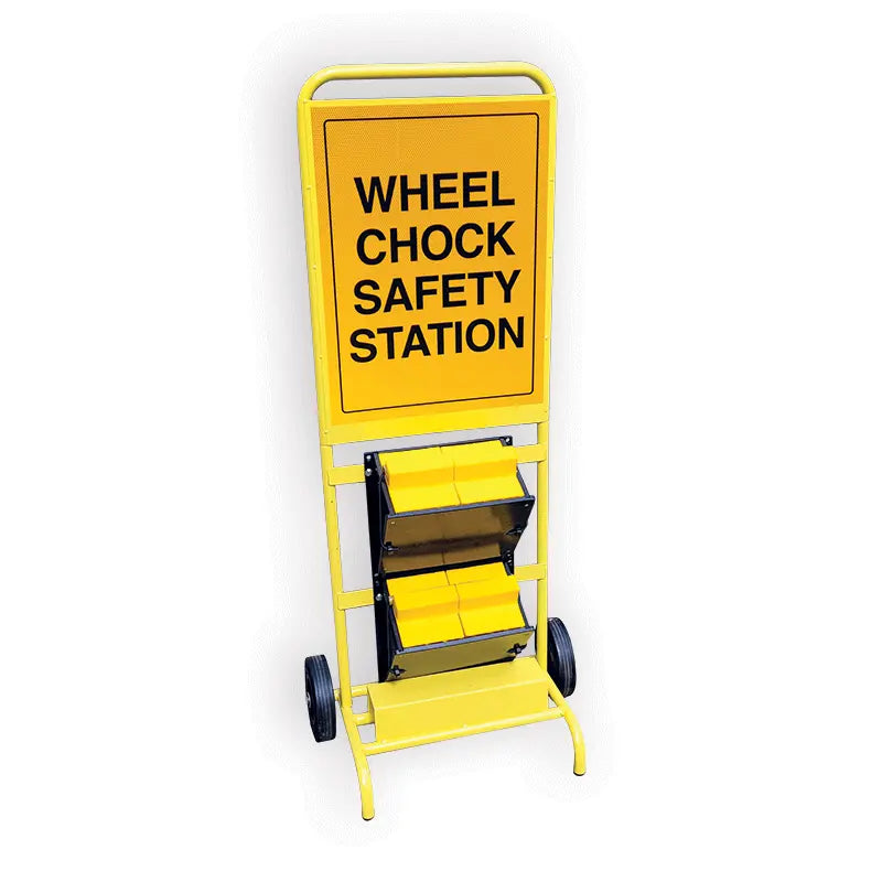 Wheel Chock Safety Station Trolley Tidybord