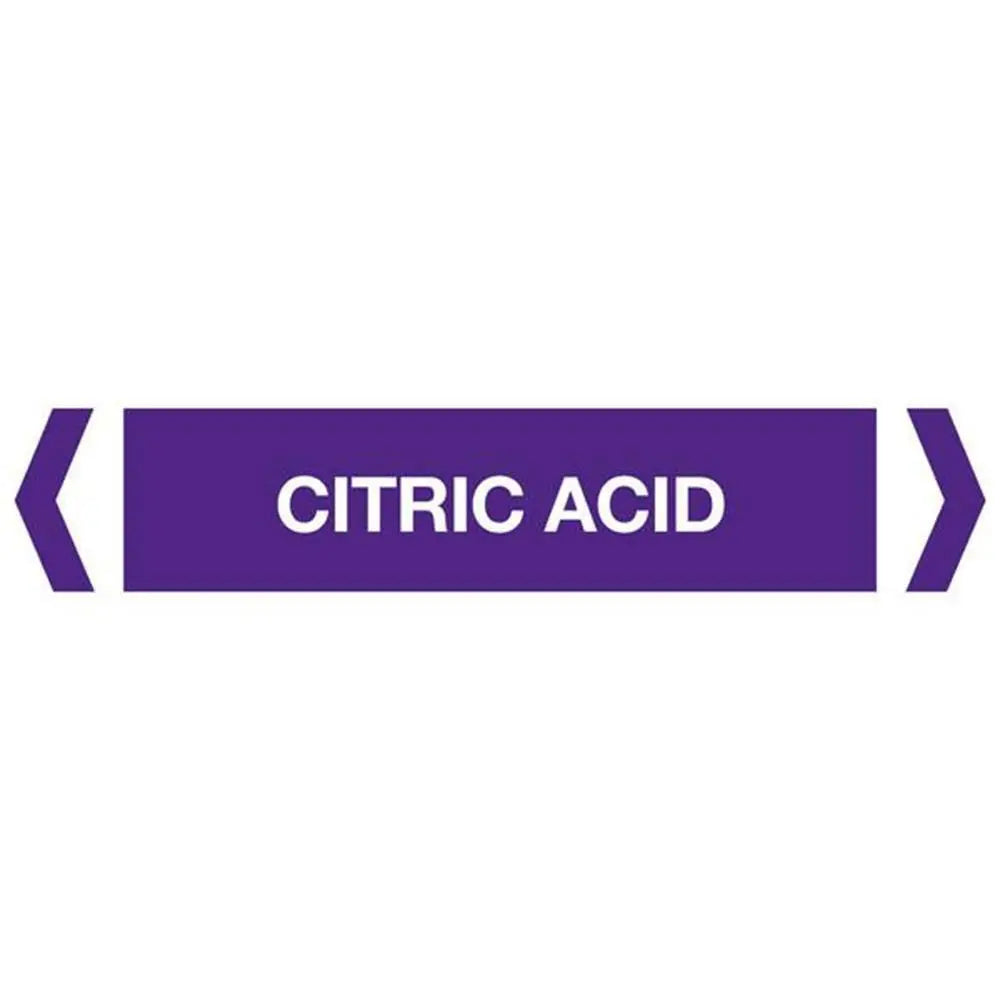 Citric Acid Pipe Marker (Pack Of 10) Industroquip