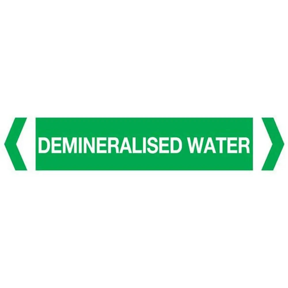 Demineralised Water Pipe Marker (Pack Of 10) Industroquip