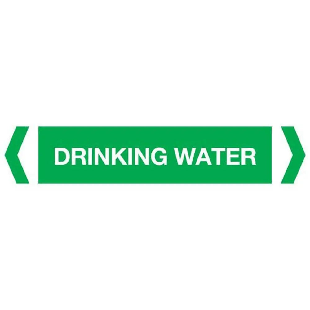 Drinking Water Pipe Marker (Pack Of 10) Industroquip