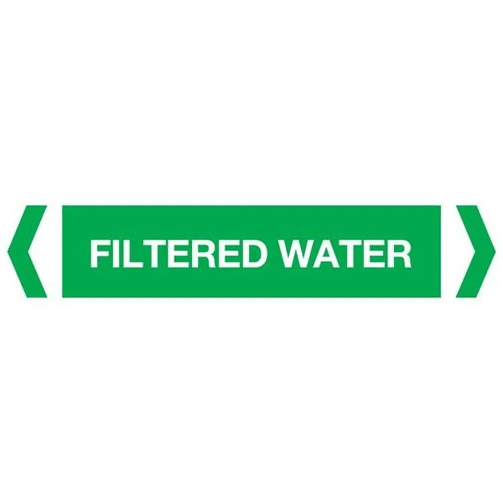 Filtered Water Pipe Marker (Pack Of 10) Industroquip