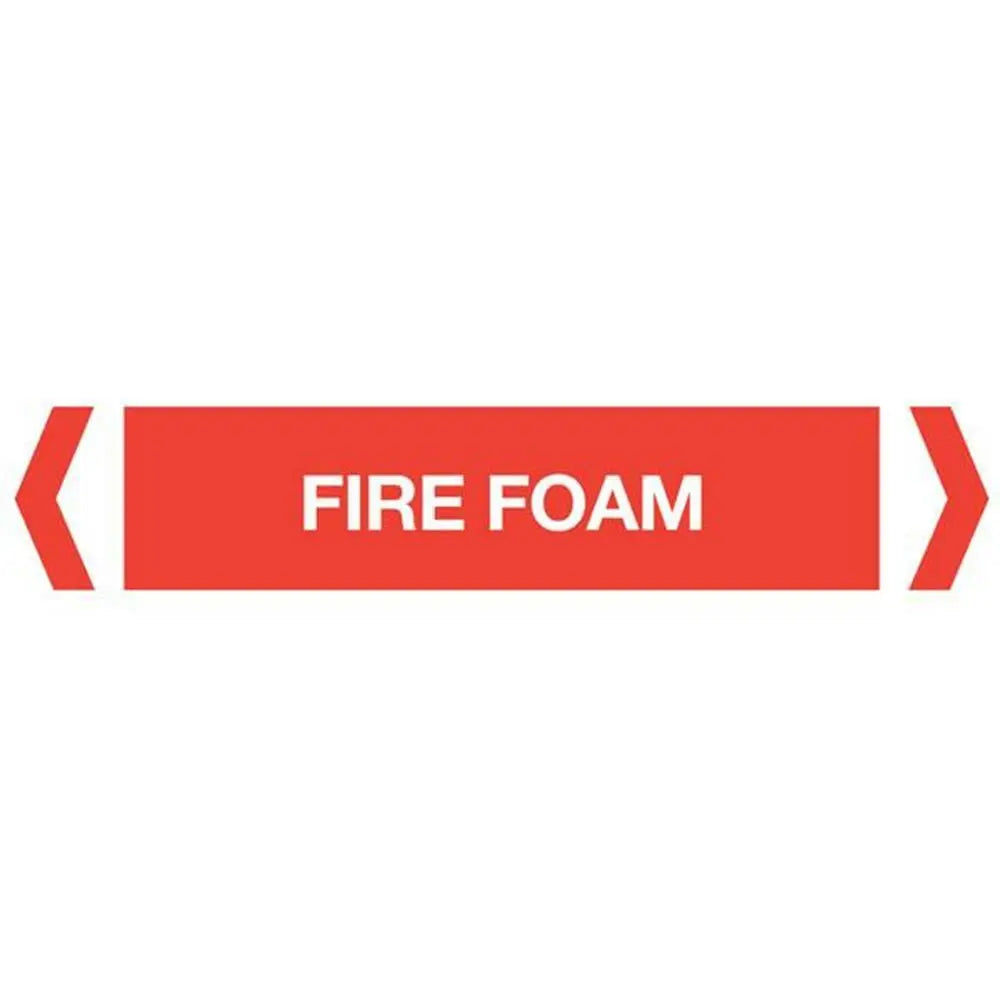 Fire Foam Pipe Marker (Pack Of 10) Industroquip