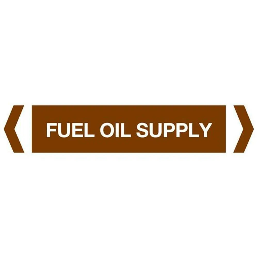 Fuel Oil Supply Pipe Marker (Pack Of 10) Industroquip