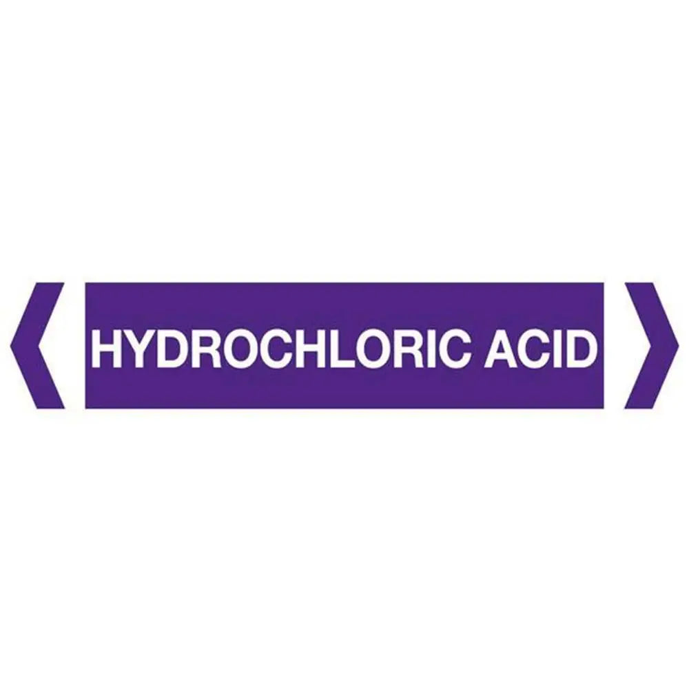 Hydrochloric Acid Pipe Marker (Pack Of 10) Industroquip
