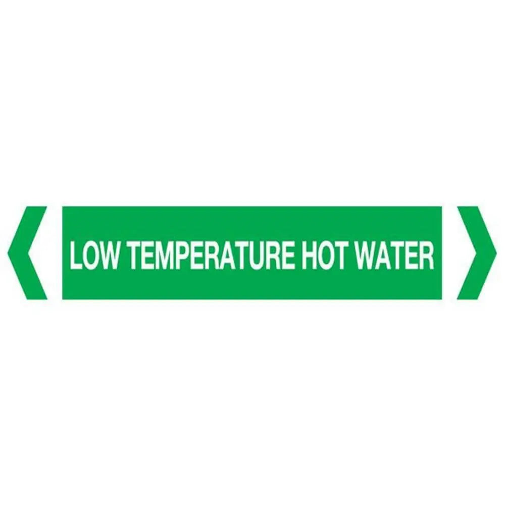 Low Temp Hot Water Pipe Marker (Pack Of 10) Industroquip