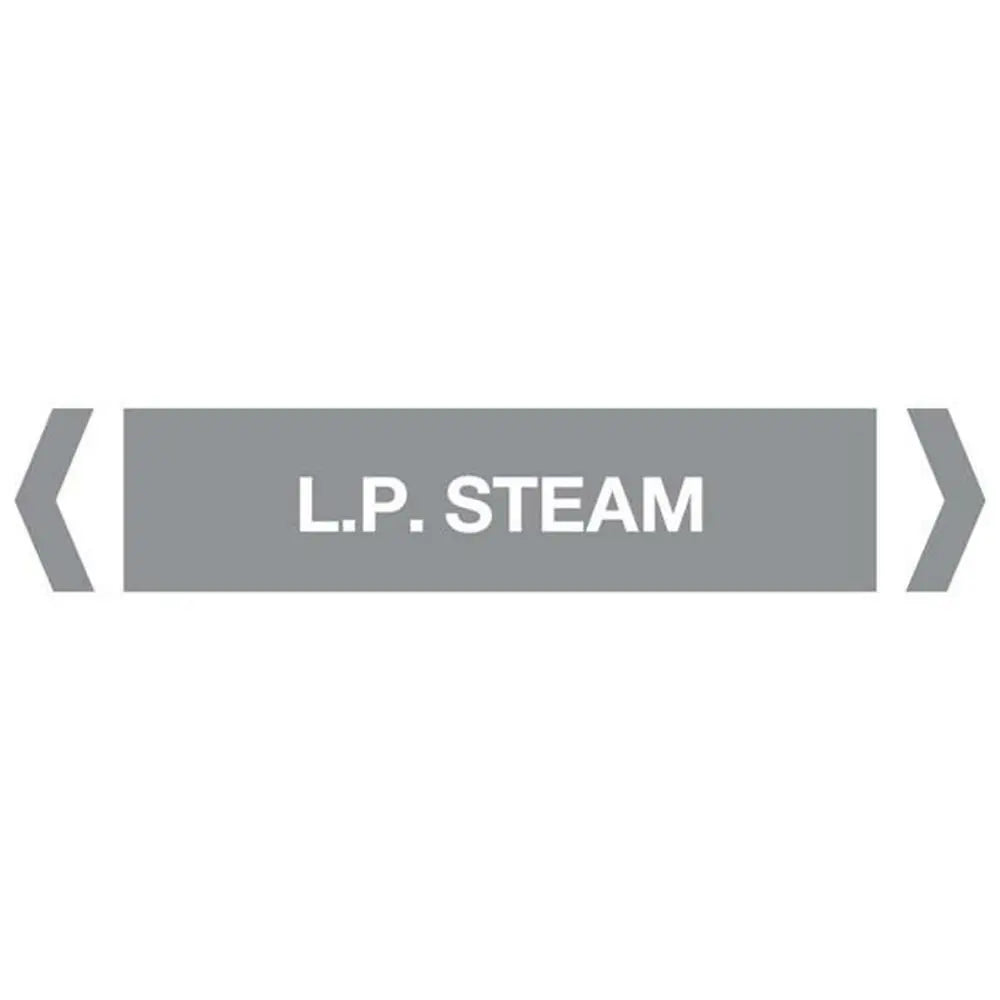 LP Steam Pipe Marker (Pack Of 10) Industroquip